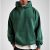 Erkek Kapşonlu Oversize Kalıp Sweatshirt (Yeşil) (S Beden)